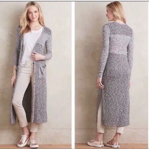 Anthropologie Saturday Sunday Open Knit Senanayake Duster Cardigan